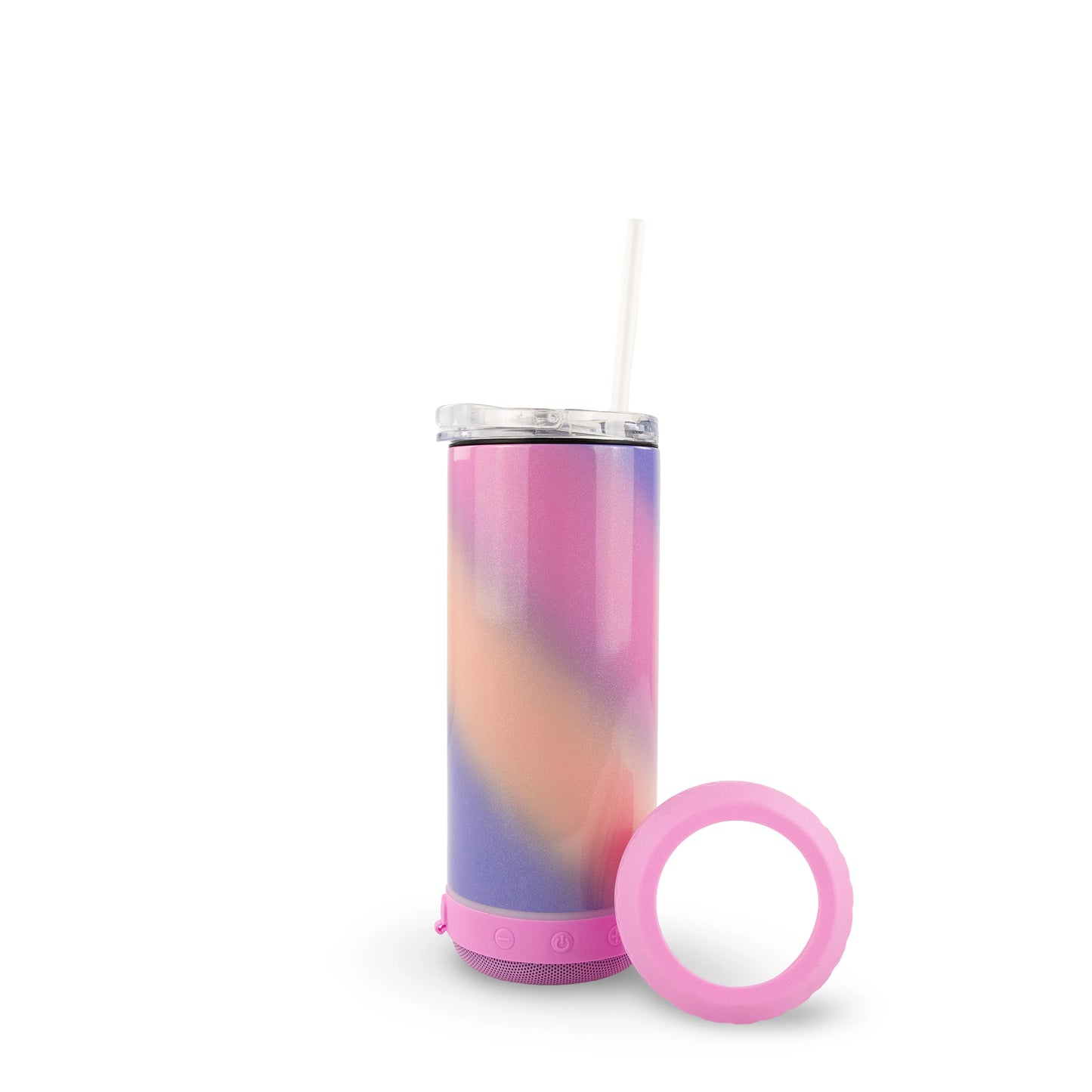 4 in 1 HOLOGRAPHIC SPEAKER CAN COOLER - UNICORN