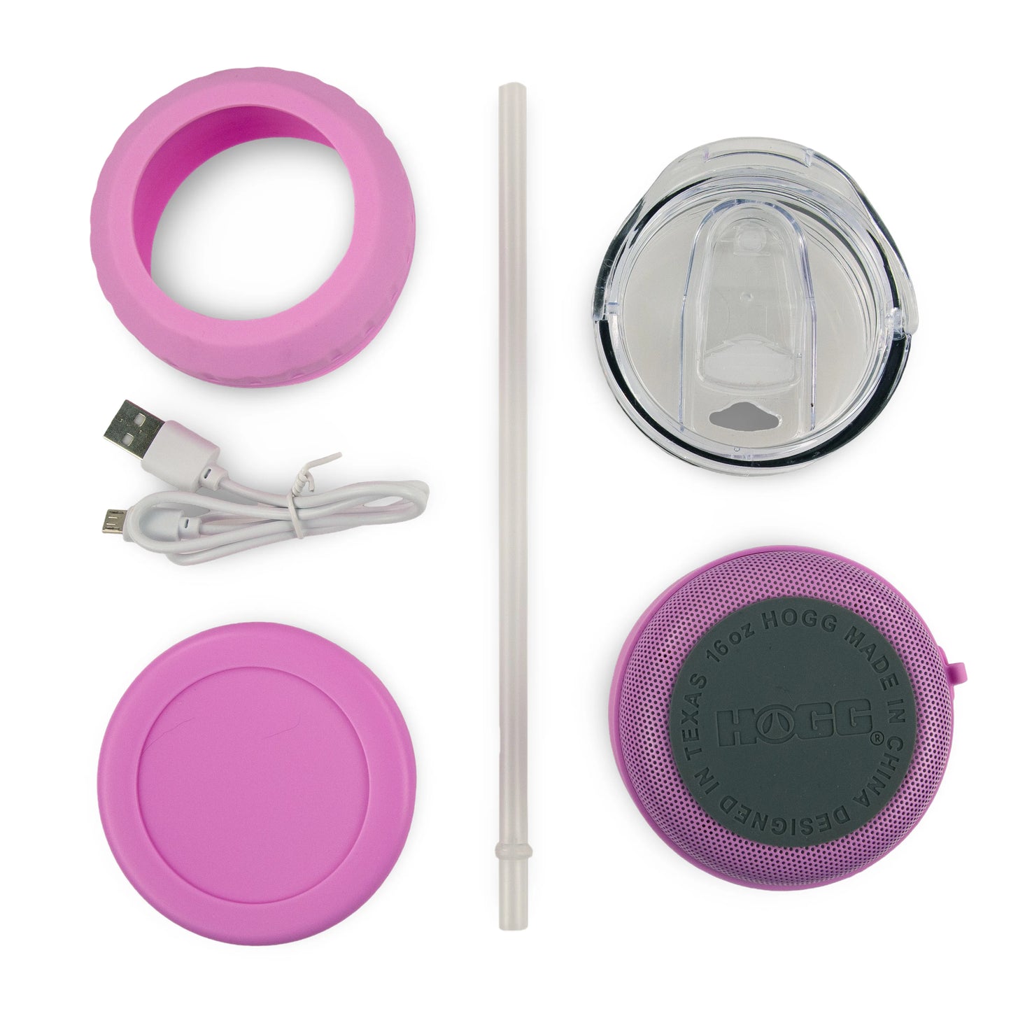 4 in 1 HOLOGRAPHIC SPEAKER CAN COOLER - UNICORN